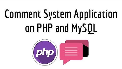 Comment System Application on PHP and MySQL