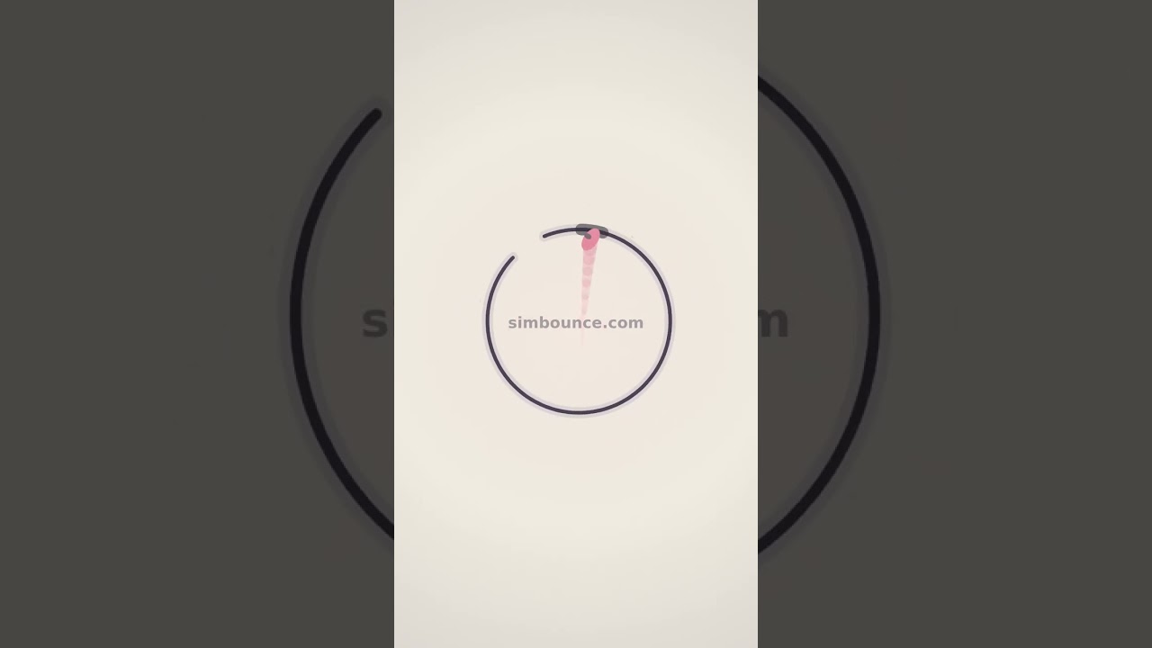 Thumbnail of the video Four Balls, a Shrinking Gate — Simbounce