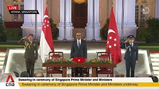 (Arrival of the President) Singapore National Anthem - Lawrence Wong Swearing-in as a Prime Minister