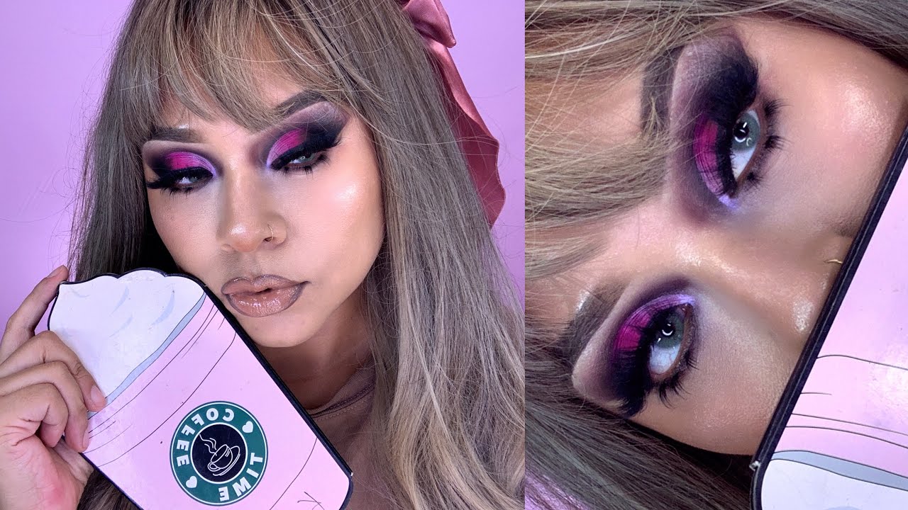 MAQUILLAJE DRAMÁTICO EN FUCSIA ROSA