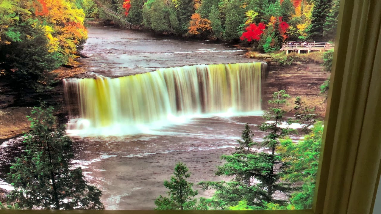 Lighted Waterfall Motion Picture YouTube