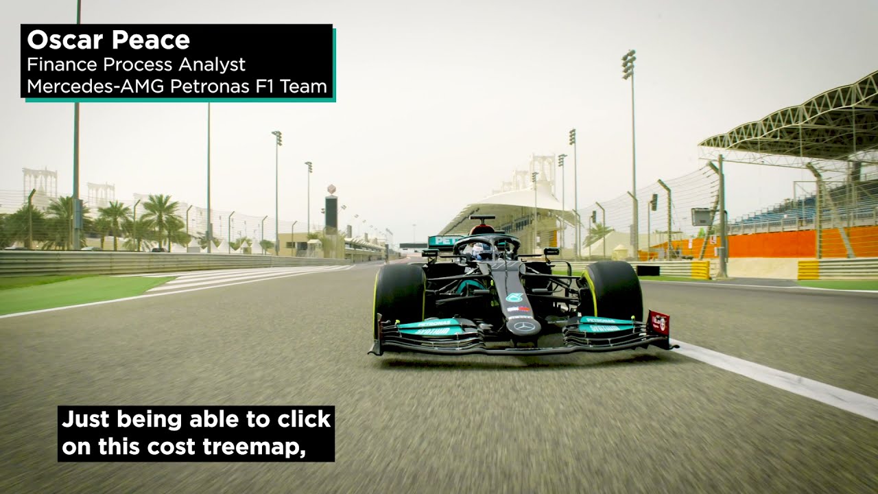 In 30 Seconds Mercedes Amg Petronas F1 Cost Visualizer Tool Tibco Youtube