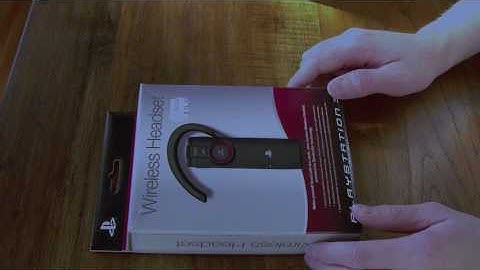 PS3 Bluetooth Headset Unboxing
