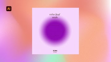 Create radial circle grainy gradients - Illustrator Tutorial