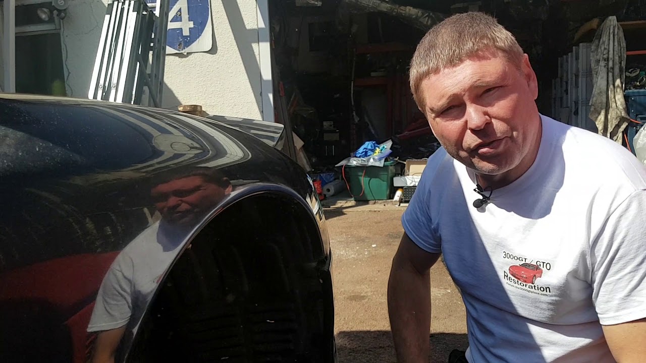 Снятие переднего бампера Mitsubishi 3000gt / GTO