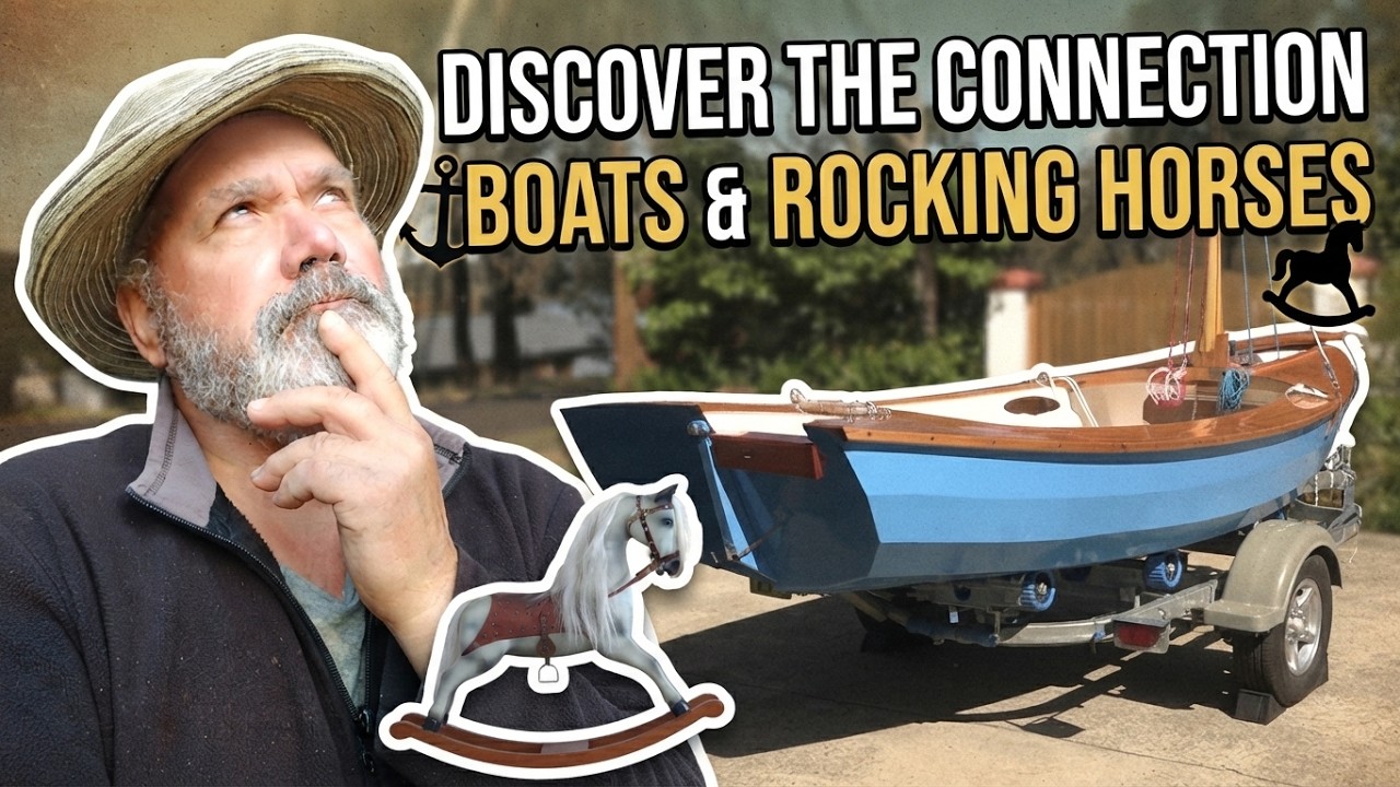 ⁣EP 128- It's finished after 2 1/2 years, the Pearl 16 dinghy and horse number 223