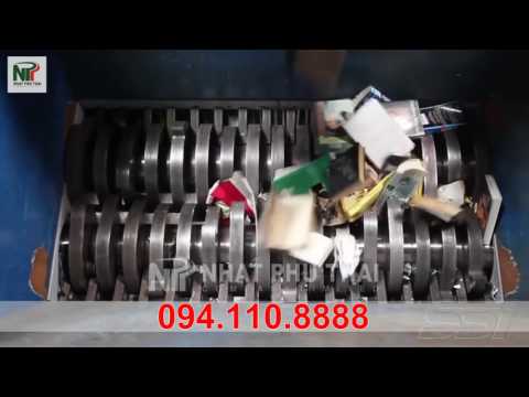 MÁY NGHIỀN HỦY PHẾ PHẨM NHỰA GIẤY RÁC
