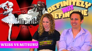 Death Battle Weiss vs Mitsuru Reaction | RWBY vs Persona