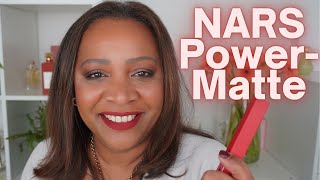 NARS POWERMATTE Long-Lasting Lipsticks vs DIOR ROUGE DIOR FOREVER Transfer Proof Lipstick.