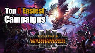 Top 5 Easiest Immortal Empires Campaigns | Total War: Warhammer 3