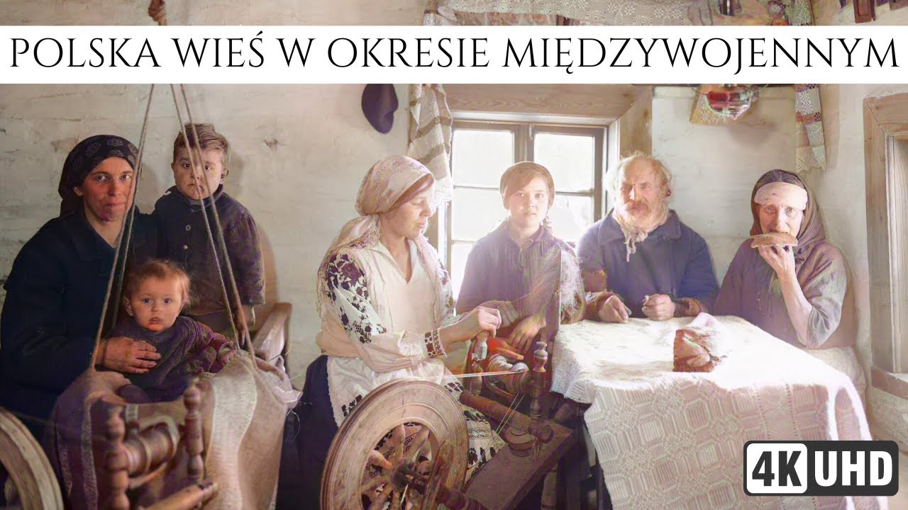 Polska W Czasie Ii Wojny światowej Sprawdzian Polska wieś w okresie międzywojennym na archiwalnych kolorowych