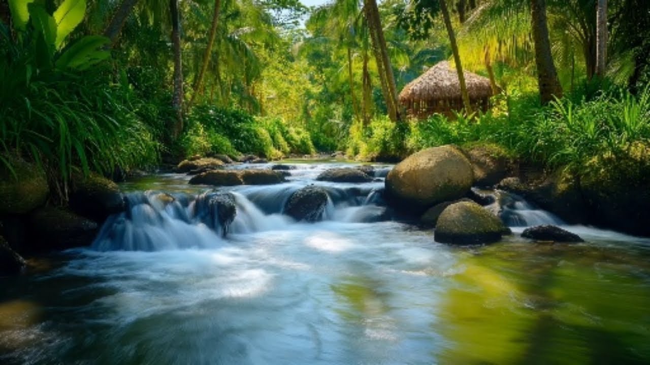 Calm Forest River Sounds | Peaceful Nature Ambience for Relaxation ...