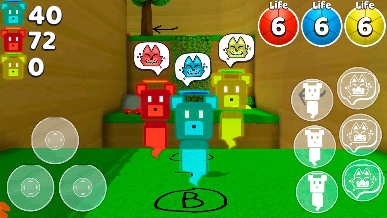 Kelinci Mencuri Beruang Merah Muda! - Super Bear Adventure Gameplay Walkthrough