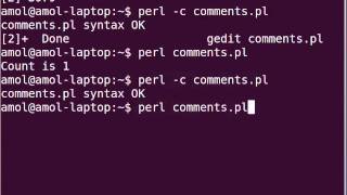 Comments in Perl - Tamil
