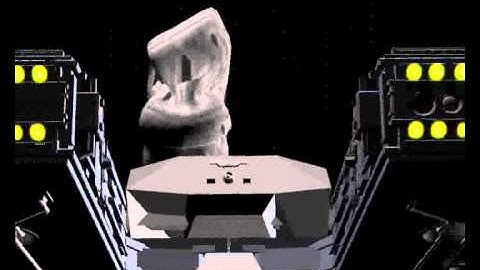 Spaceship fly through with sound 2