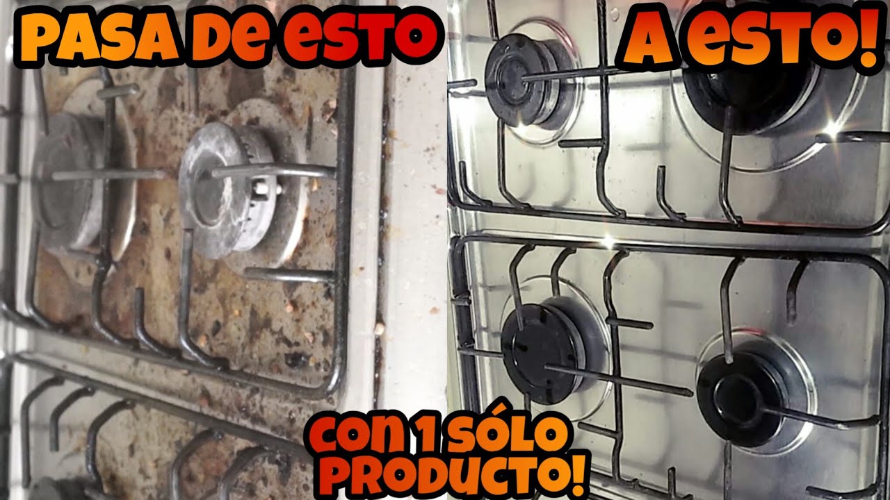 COMO BLANQUEAR LOS QUEMADORES / COMO LIMPIAR TU ESTUFA YouTube