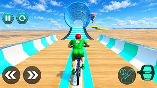 Cycle Stunt Racing Impossible Tracks 🚲🔥 | Crazy Bicycle Jumps & Extreme Stunts 😱 | Android Gameplay screenshot 5