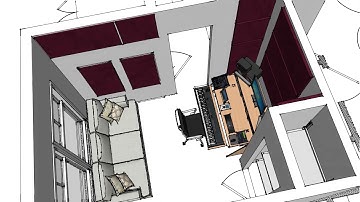 Studio with PLATFORM MODEL DESK Output Desk setup