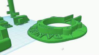 Lay flat on the bed TinkerCad