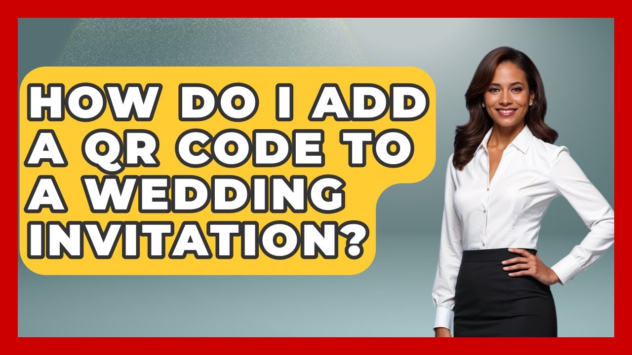 How Do I Add A QR Code To A Wedding Invitation? - Graphic Design Nerd