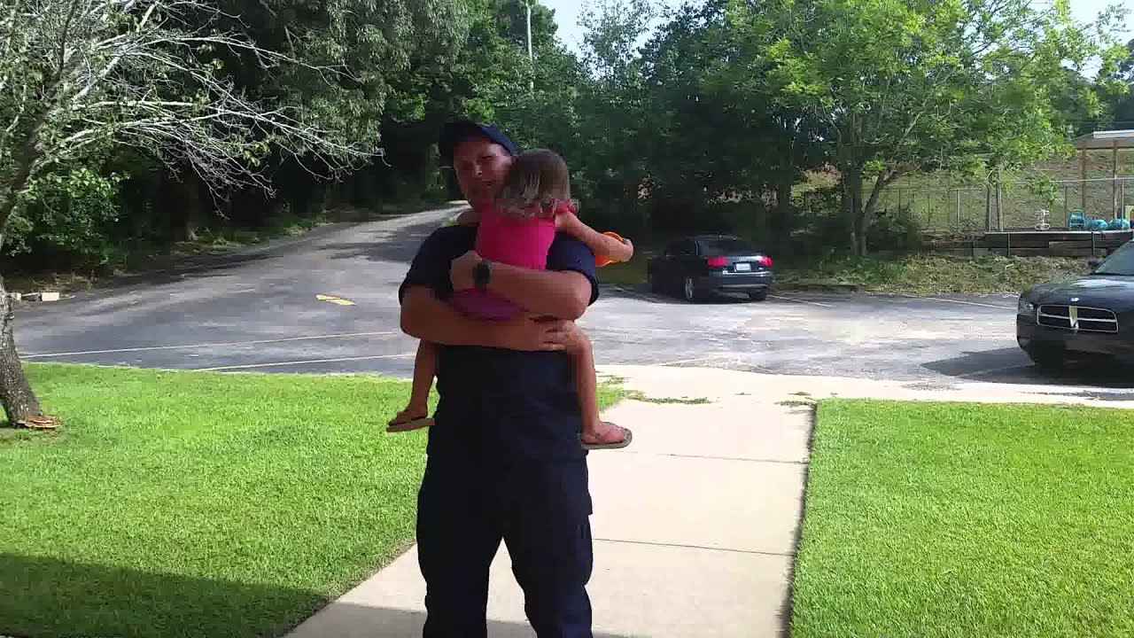 Savannah seeing Daddy for the first time in almost 4 months