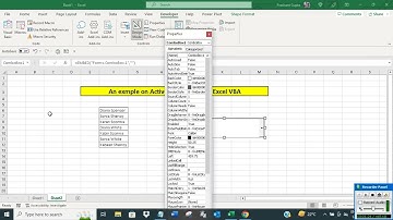 ActiveX Combo Box in Excel VBA