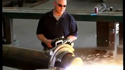 Using the Powermax85 with a pipe saddle | Hypertherm