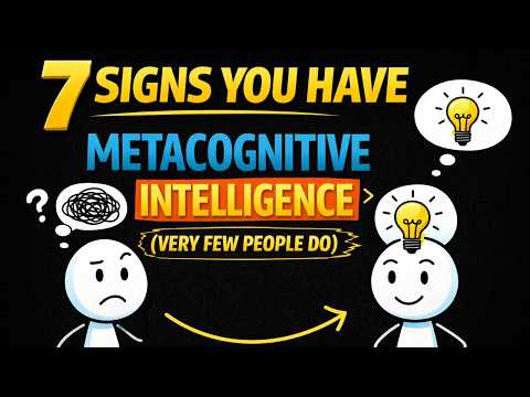 7 Signs You Have Metacognitive Intelligence (Very Few People Do)