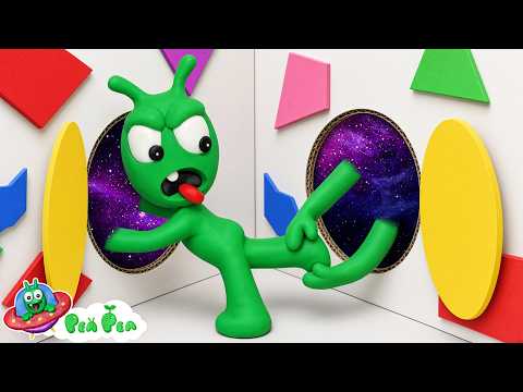 Pea Pea Find the Way to Escape the Magic Cube Challenge! - Cartoon for kids