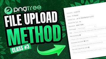File Upload Method on Pngtree | Make Money with Pngtree Contributor | Hindi/Urdu | Class 3