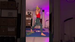 Use your breath to improve your gluteus in a lunge 