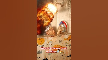 When the shower is too sensitive ❄️🔥