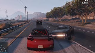 Taking out cars on the highway