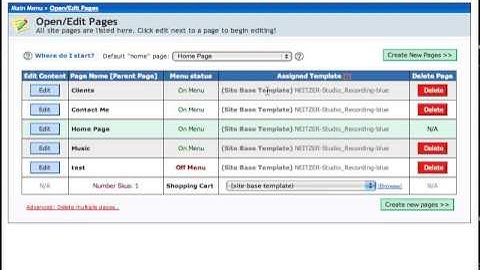 Open and Edit Pages - Soholaunch Website Builder for Business