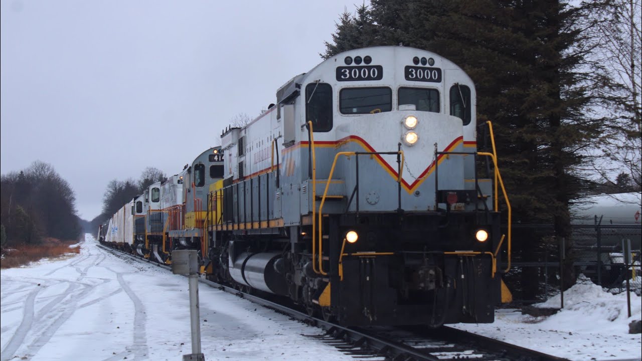 Delaware Lackawanna PO74 switching Keystone Propane in Tobyhanna plus PO75 running light by Cresco!