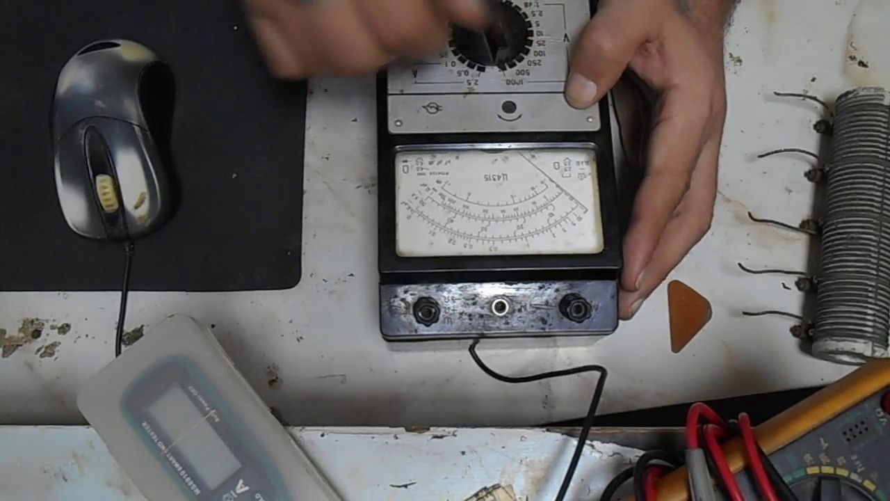 Осмотр стрелочного тестера Ц4315 - YouTube