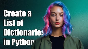 How to Create a List of Dictionaries from Keys and Values in Python