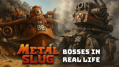 Metal Slug All Bosses In Real - Generated By Ai