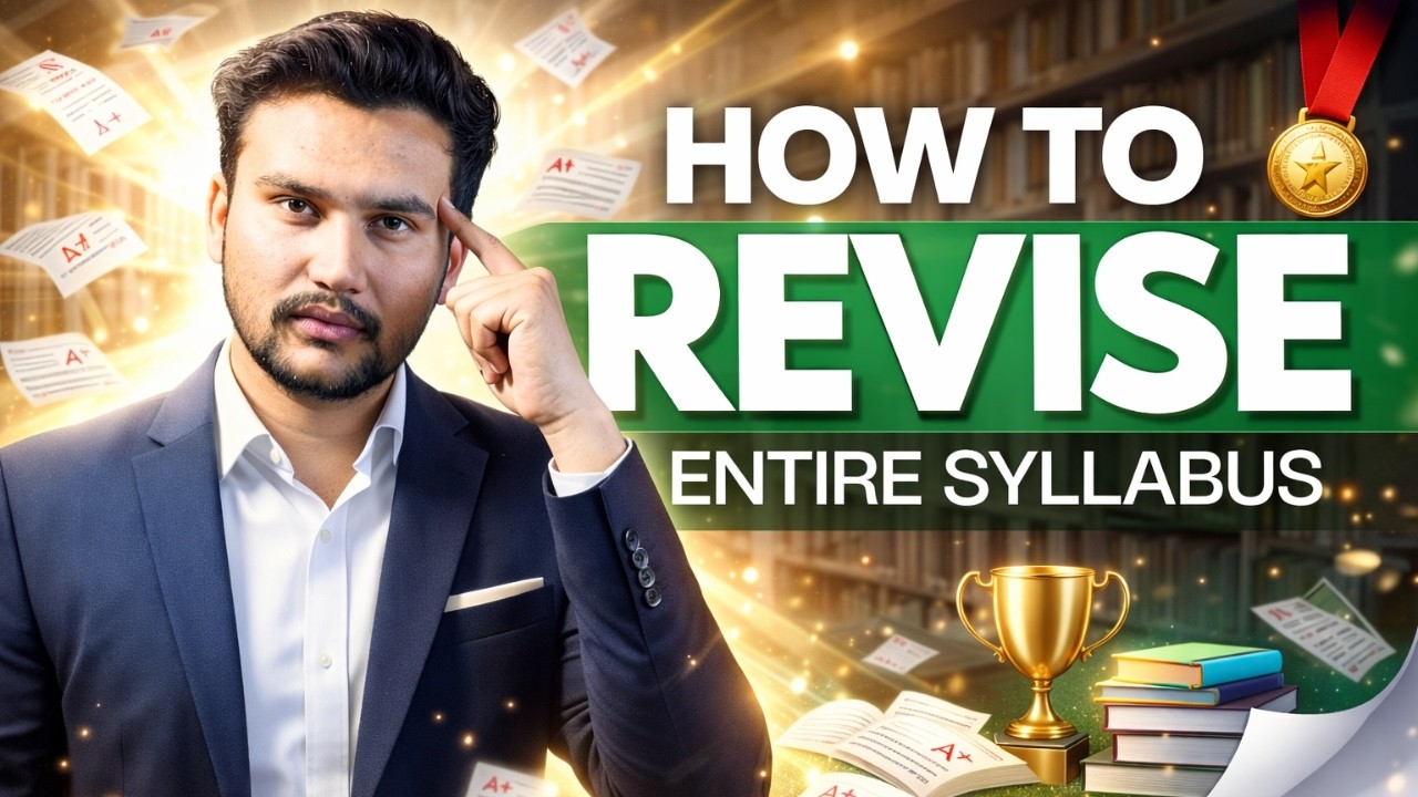 Revision | How to Revise Entire Syllabus in 1 Day | Study Like a Topper ...