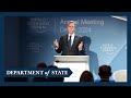 Secretary Blinken remarks at a World Economic Forum event