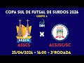 ASSCS X ACSJSC/SC | COPA SUL