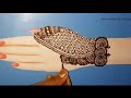 Easy and beautiful  mehandi design for backhand  simple backhand mehandi design  mehandi