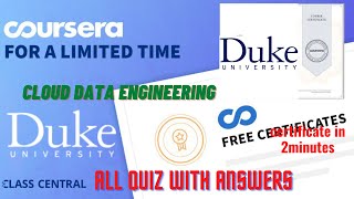 Cloud Data Engineering, Coursera Quiz Answers.#courseraquizanswrs #freecertificate#coursera #learner