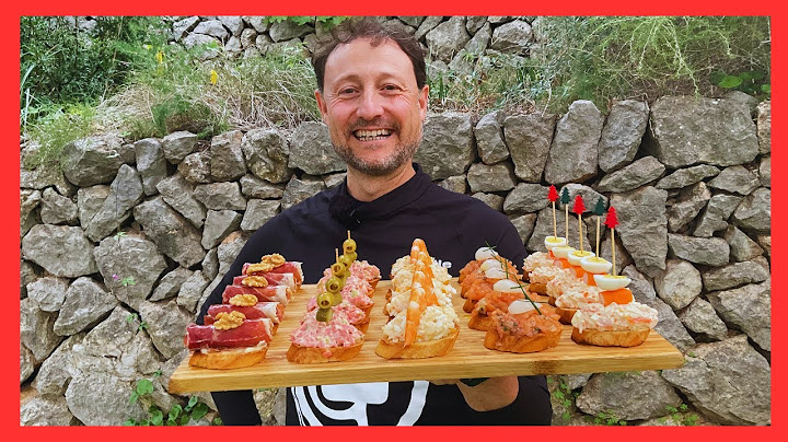 5 CANAPÉS MUY FÁCILES con Pan Tostado 😋 - GUILLE RODRIGUEZ
