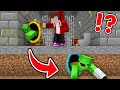 JJ and Mikey Escaping PRISON By Using Portals in Minecraft Challenge Pranks - Maizen