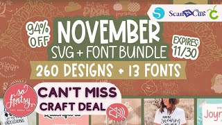 Best of SVG Cut Files & Fonts from So Fontsy | November 2021