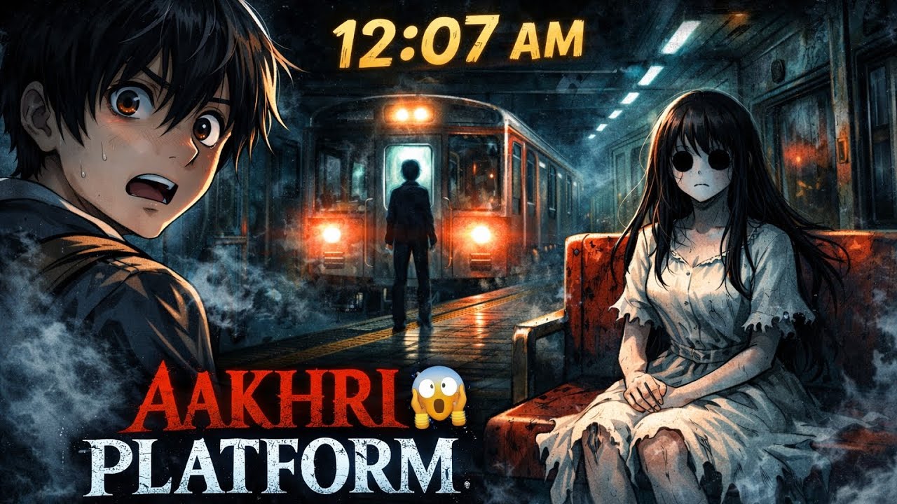 12:07 AM | Aakhri Platform 😱 | Horror Mystery Anime Story 