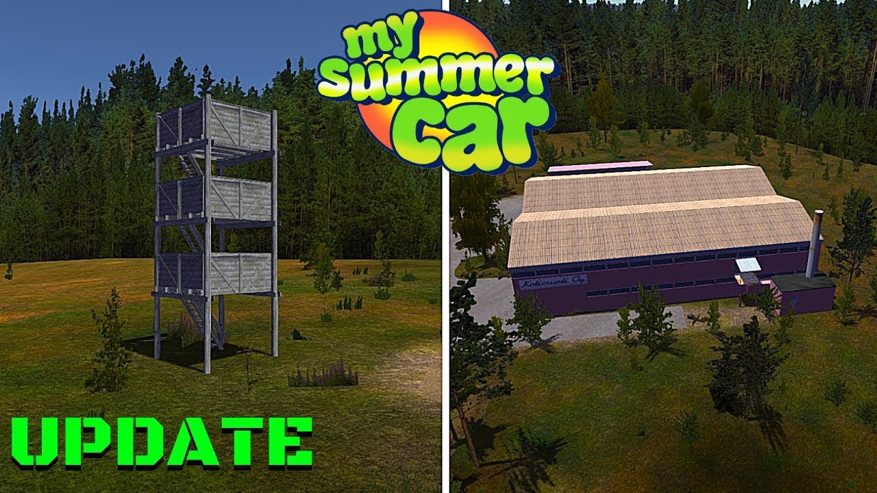 NEW TOWER and FACTORY - MAP CHANGES - My Summer Car Update #7