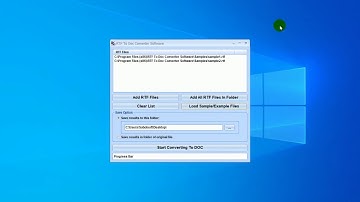 How To Use RTF To Doc Converter Software