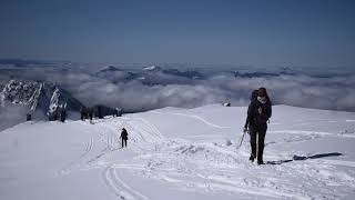 Day Hiking Mt. Rainier National Park: Paradise Park, the Muir Snowfield, and High Camp.